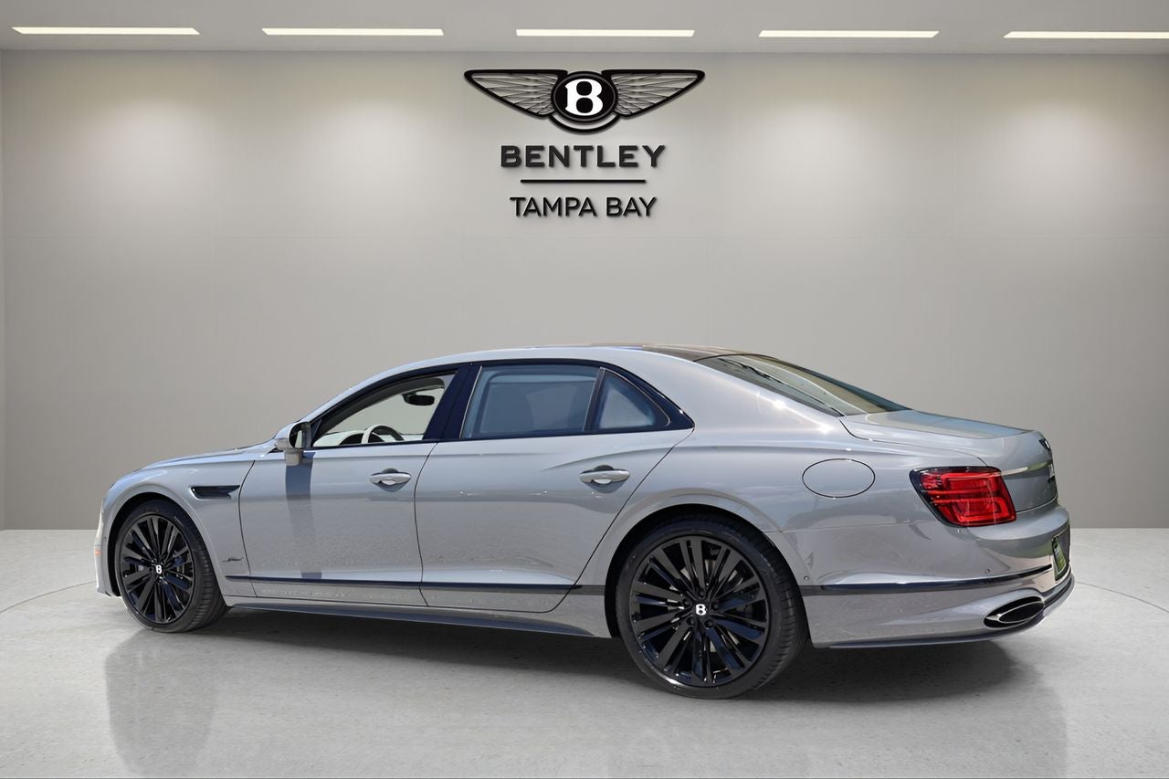 2026 Bentley Flying Spur — rear three-quarter view