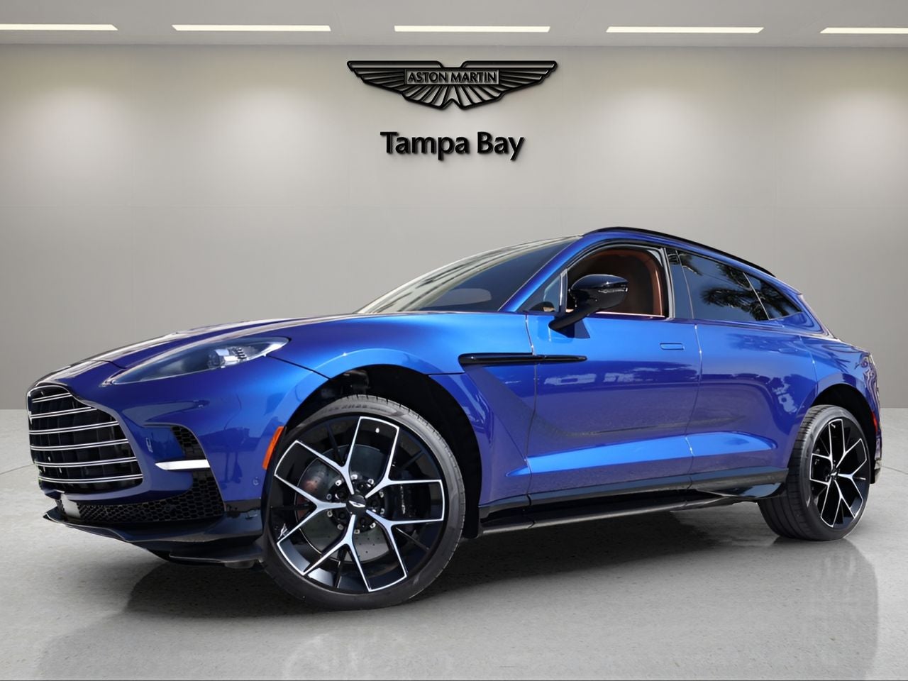 2026 Aston Martin DBX 707 in Blue — front three-quarter view