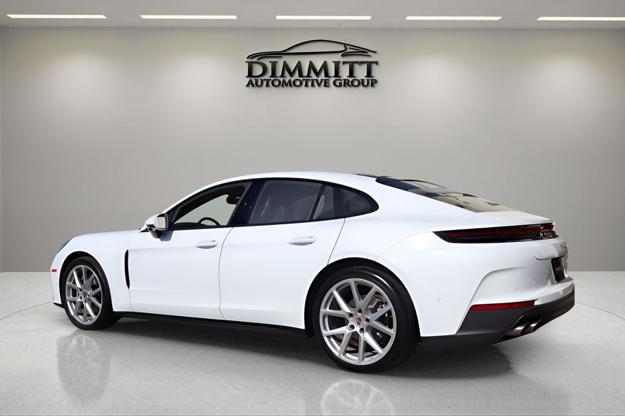 2024 Porsche Panamera — rear three-quarter view
