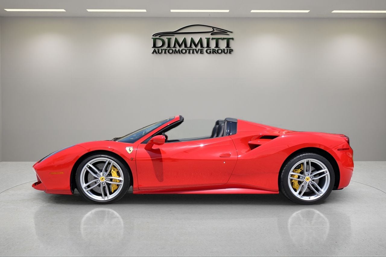 2018 Ferrari 488 Spider — rear three-quarter view
