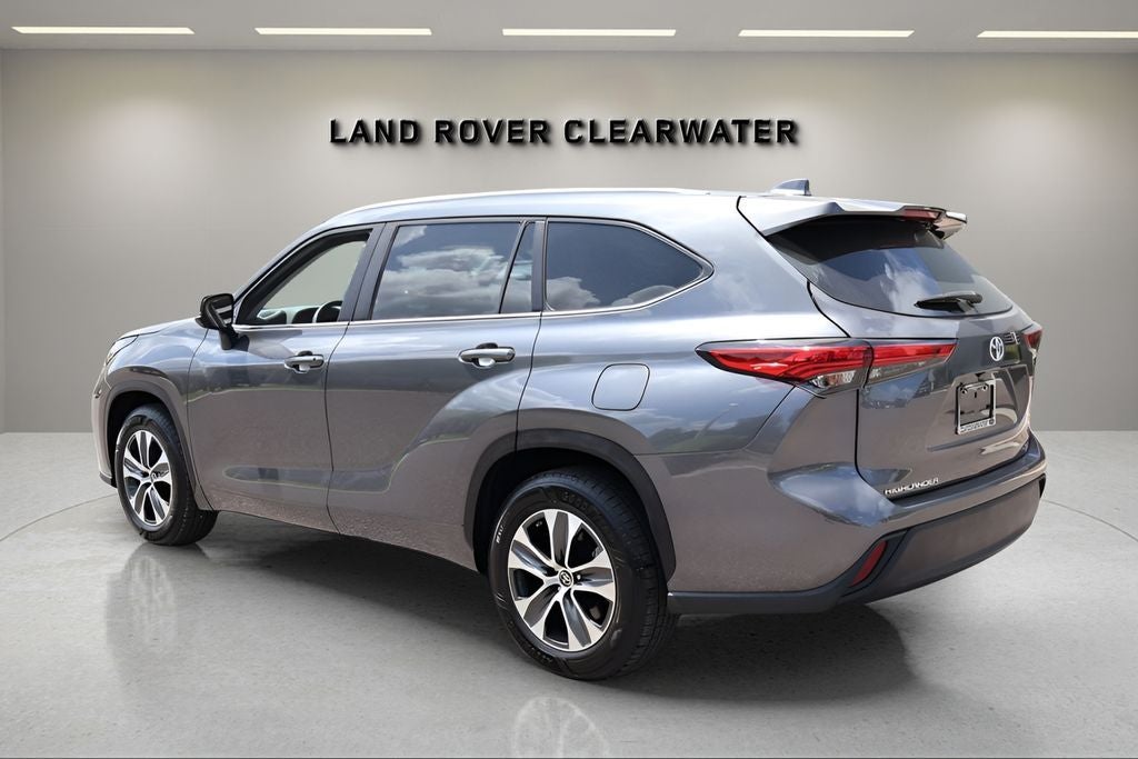 2023 Toyota Highlander — rear three-quarter view