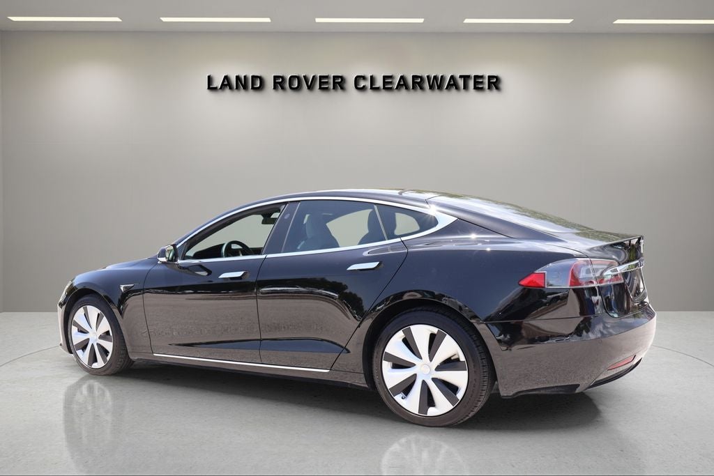 2020 Tesla Model S — rear three-quarter view