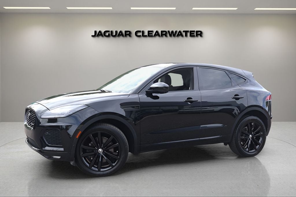 2024 Jaguar E-PACE P250 in Santorini Black — front three-quarter view