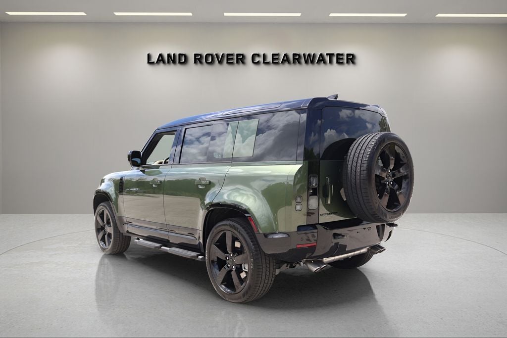 2026 Land Rover Defender 110 — rear three-quarter view