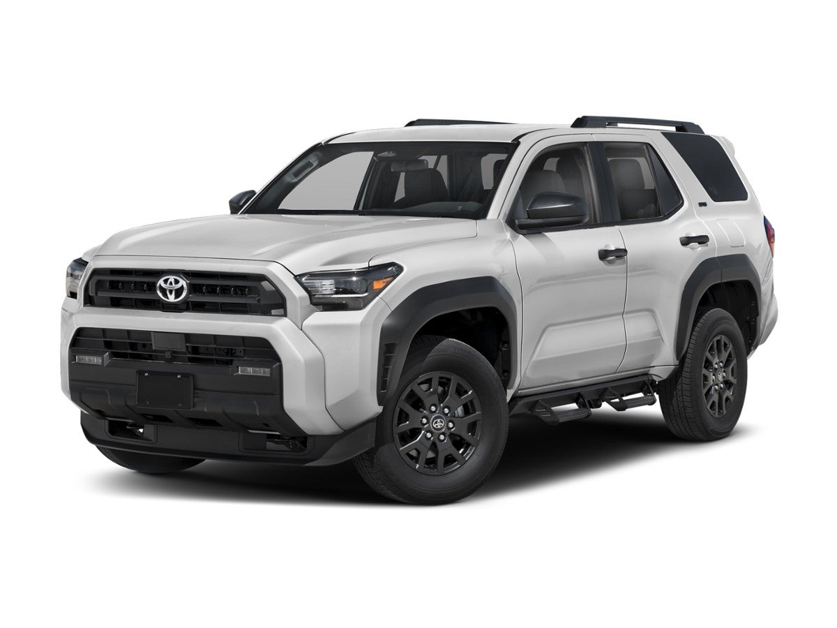 2026 Toyota 4Runner SR5 in Heritage Blue — front three-quarter view
