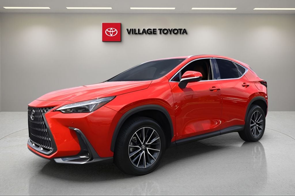 2025 Lexus NX 350h Premium in Red Line — front three-quarter view