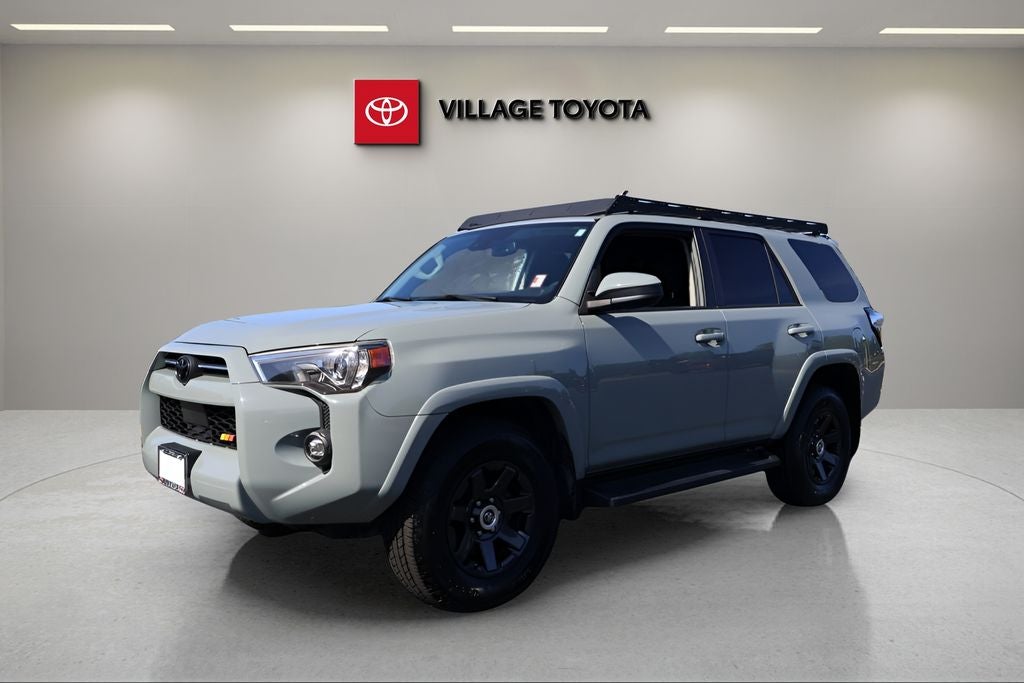 2022 Toyota 4Runner Trail in Lunar — front three-quarter view
