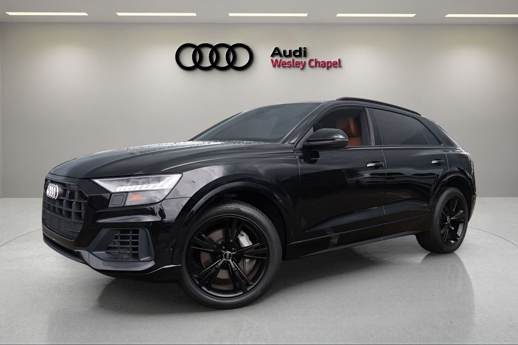 2023 Audi Q8 55 Premium quattro in Black Metallic — front three-quarter view