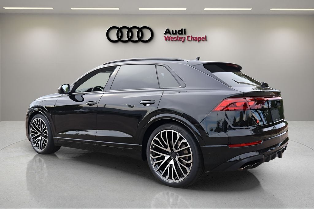 2026 Audi SQ8 — rear three-quarter view