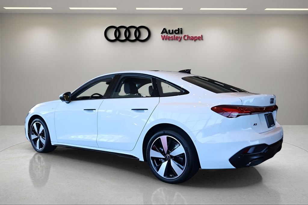 2026 Audi A5 — rear three-quarter view