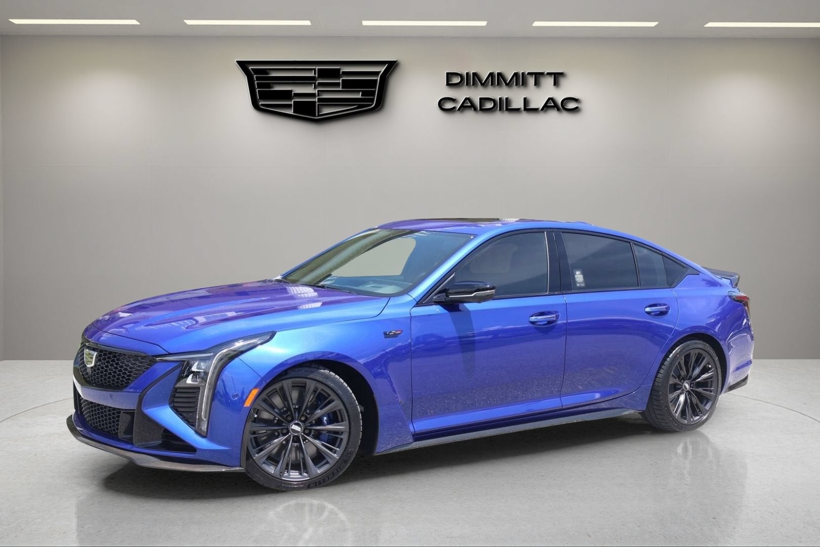 2026 Cadillac CT5-V V-Series Blackwing in Deep Ocean Tintcoat — front three-quarter view
