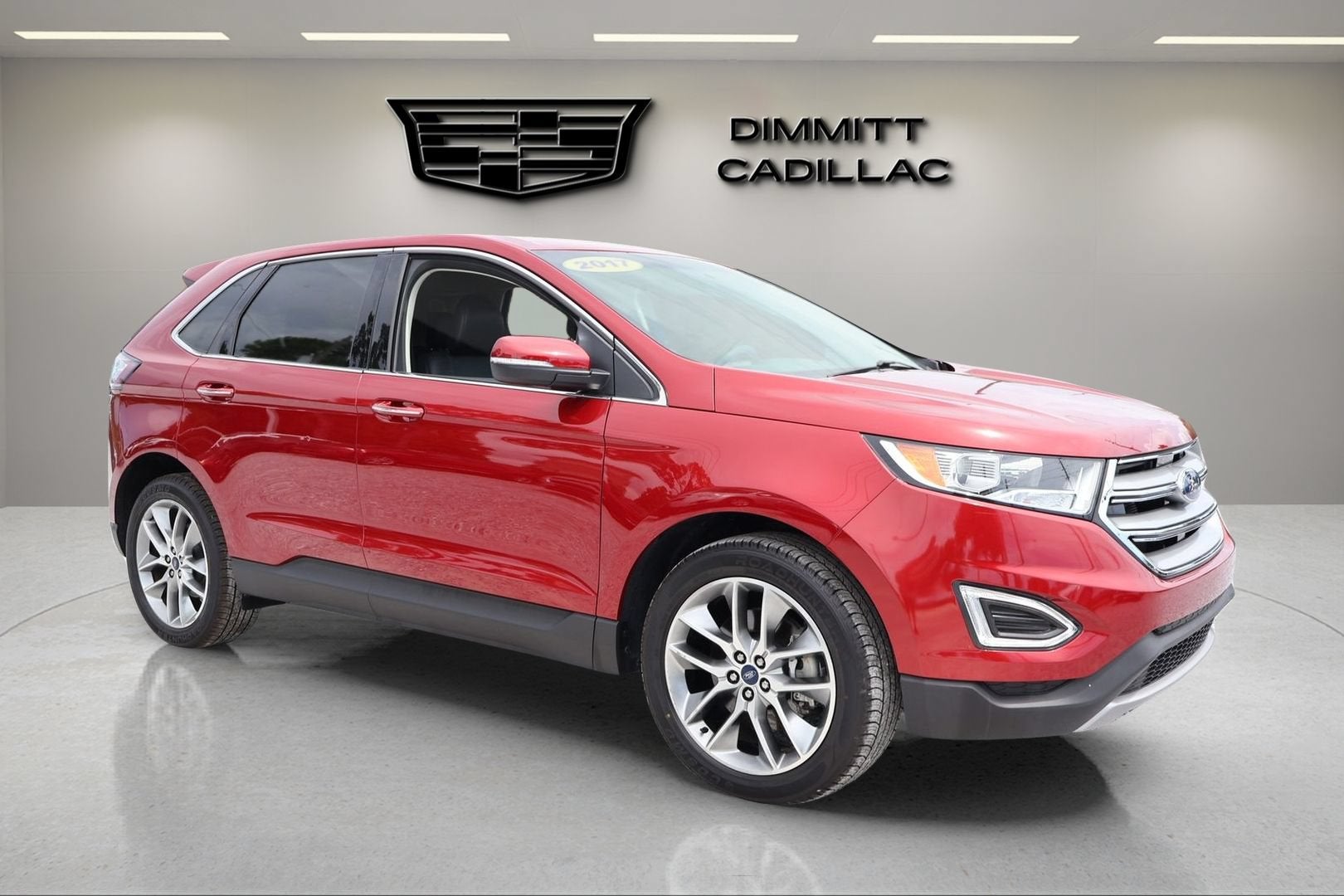 2017 Ford Edge — rear three-quarter view