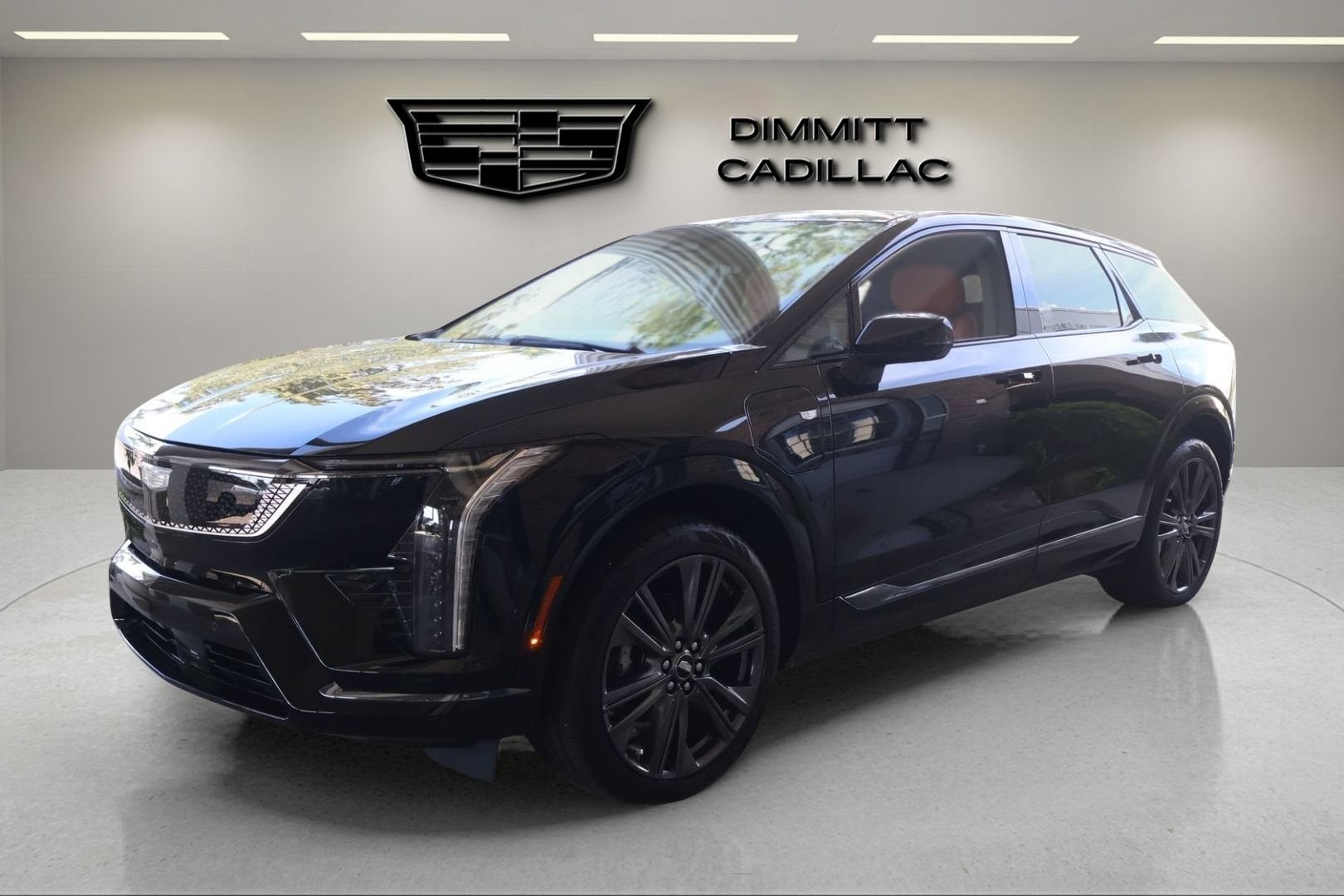 2026 Cadillac OPTIQ Premium Sport in Black Raven — front three-quarter view