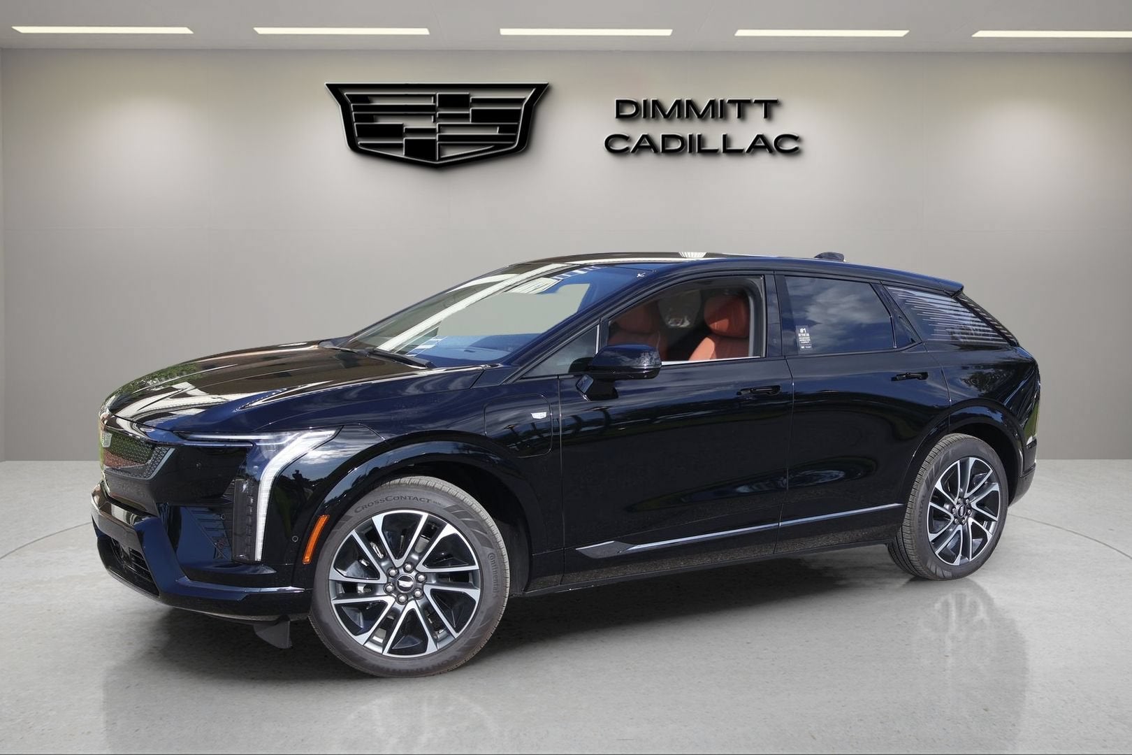 2026 Cadillac OPTIQ Premium Sport in Black Raven — front three-quarter view