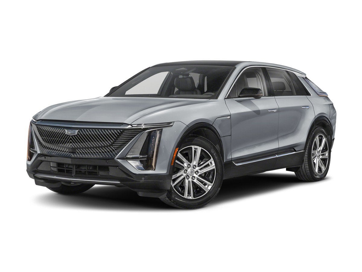 2026 Cadillac LYRIQ Sport in Stellar Black Metallic — front three-quarter view
