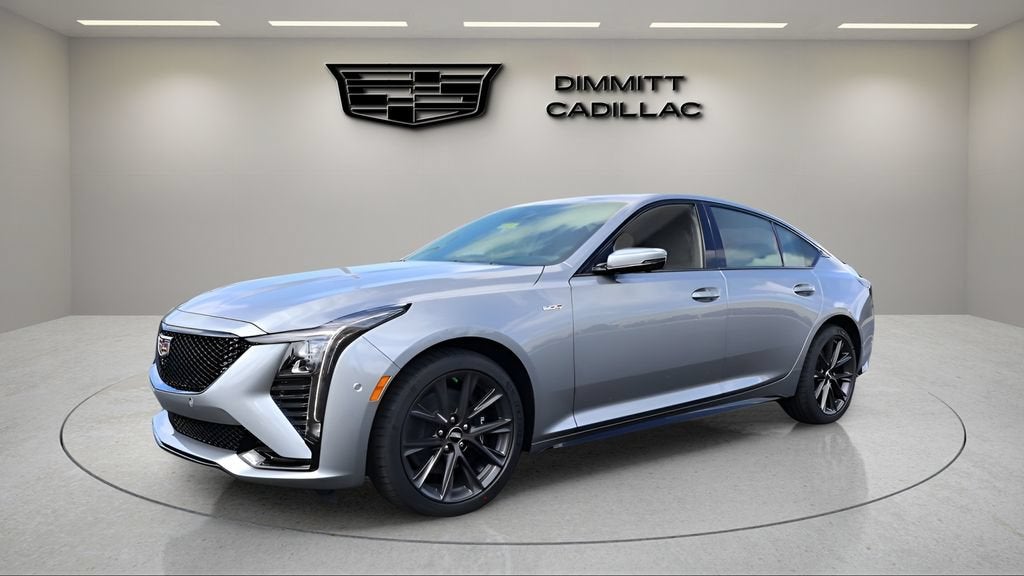2026 Cadillac CT5-V V-Series in Argent Silver Metallic — front three-quarter view