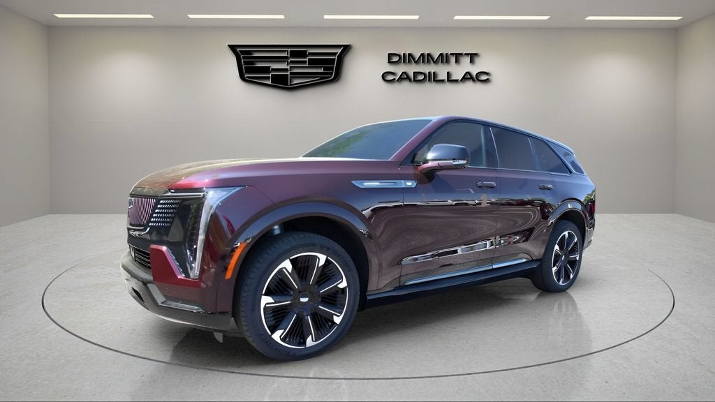 2025 Cadillac ESCALADE IQ Sport 1 in Black Cherry Tintcoat — front three-quarter view