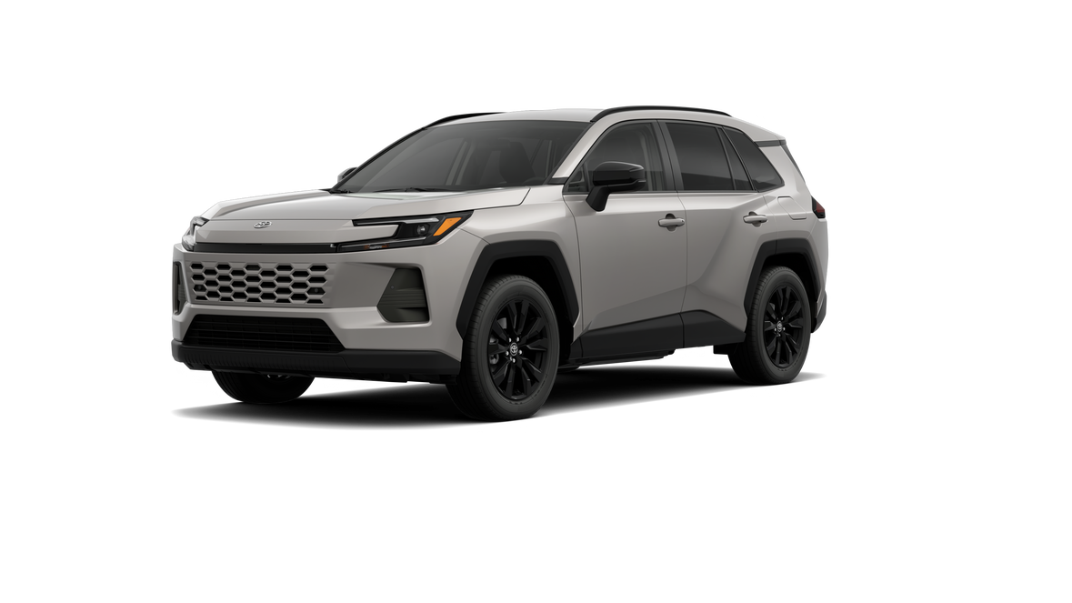 2026 Toyota RAV4 XLE Premium in Meteor Shower — front three-quarter view