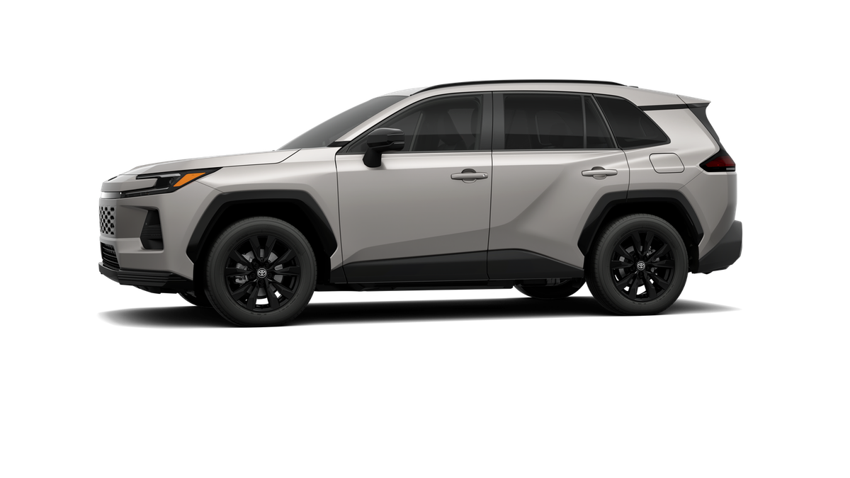 2026 Toyota RAV4 — rear three-quarter view