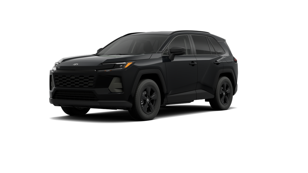 2026 Toyota RAV4 LE in Ice Cap — front three-quarter view